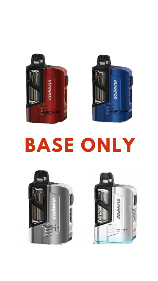 GUNNPOD MOSS – BATTERY BASE ONLY – BLUE SILVER BLACK
