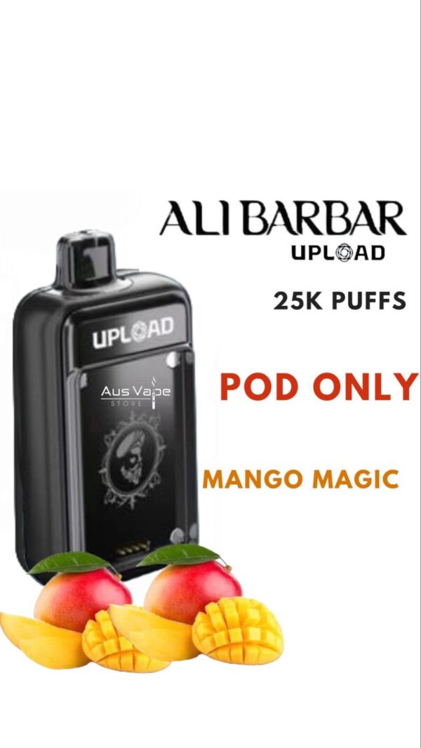ALIBARBAR UPLOAD POD ONLY – MANGO MAGIC – 25000 PUFFS