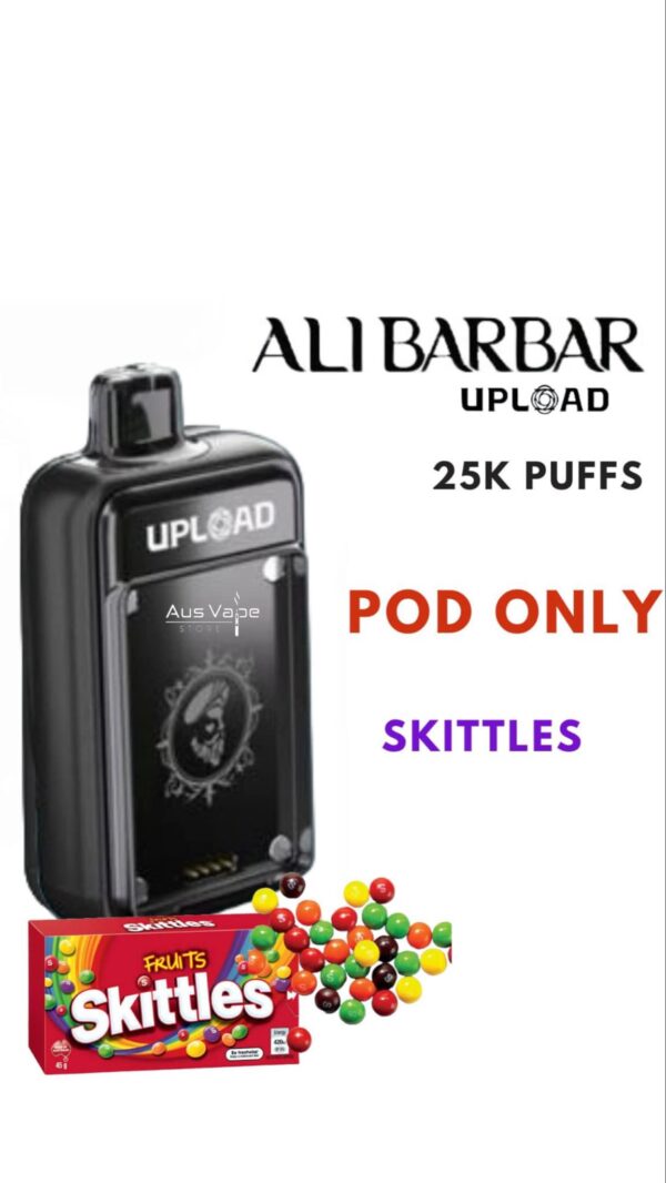 ALIBARBAR UPLOAD POD ONLY – SKITTLES– 25000 PUFFS